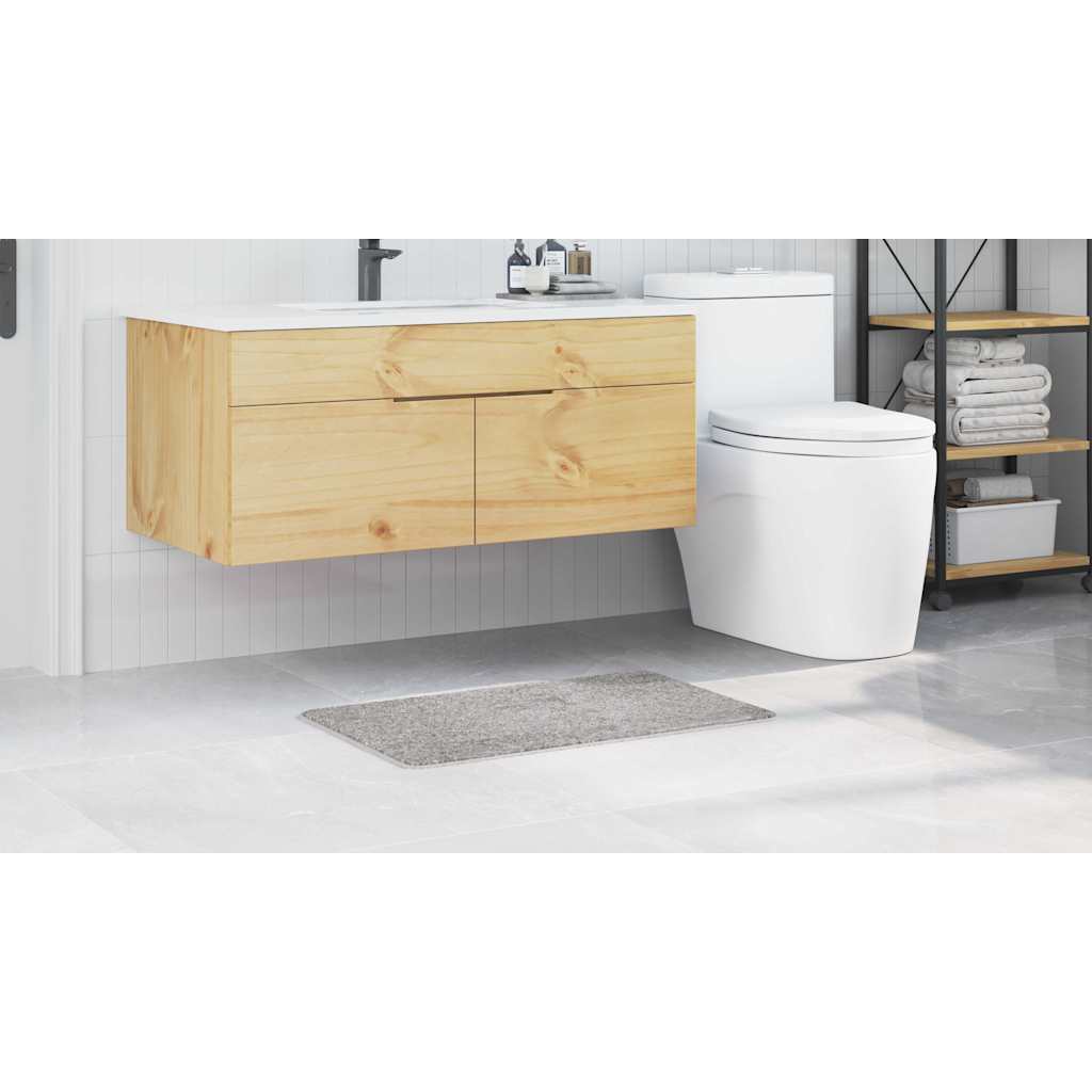 vidaXL Anti-slip Bath Mat Grey 50 x 80 cm PP