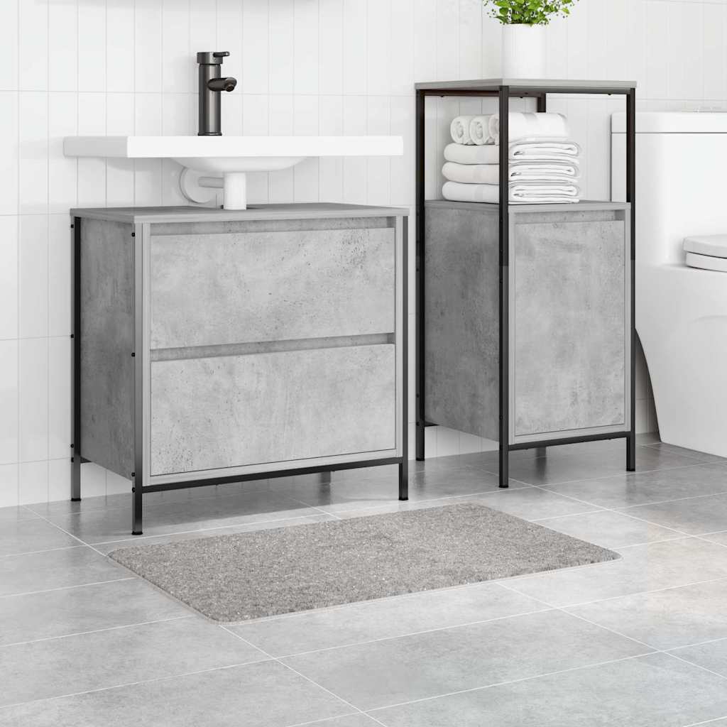 vidaXL Anti-slip Bath Mat Grey 50 x 80 cm PP