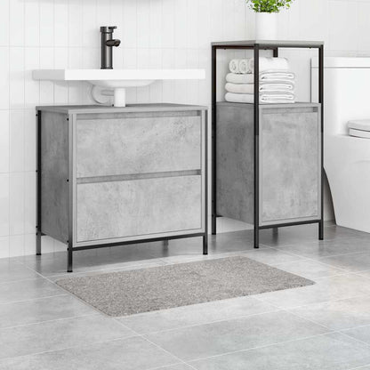 vidaXL Anti-slip Bath Mat Grey 50 x 80 cm PP