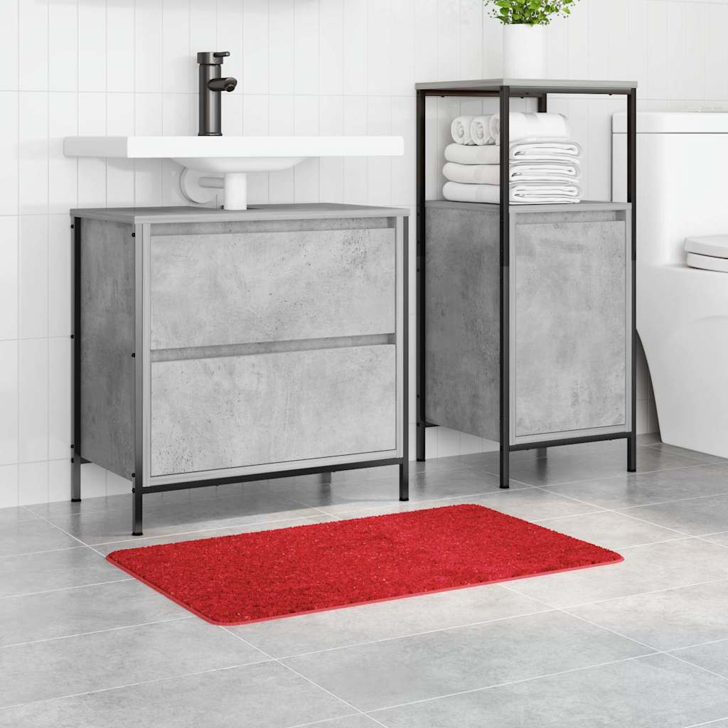 vidaXL Anti-slip Bath Mat Red 50 x 80 cm PP