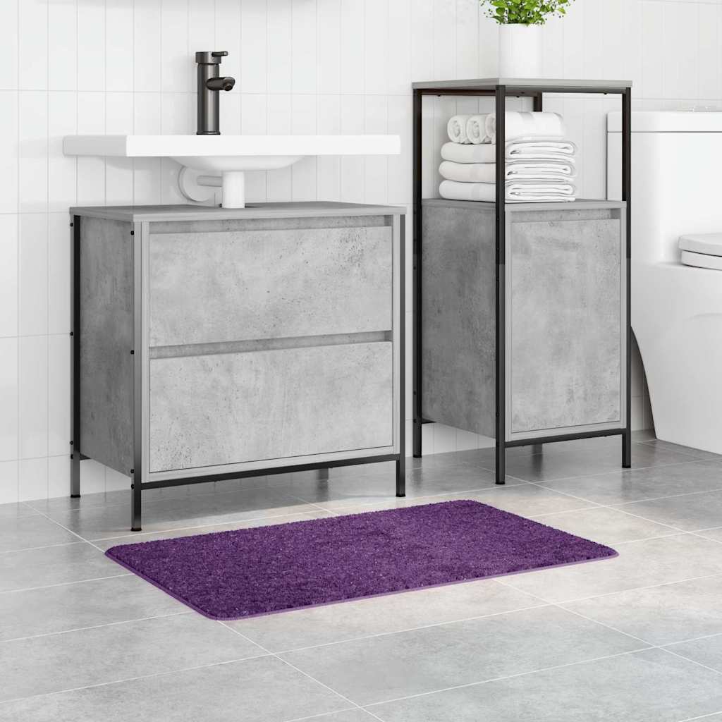 vidaXL Anti-slip Bath Mat Purple 50 x 80 cm PP