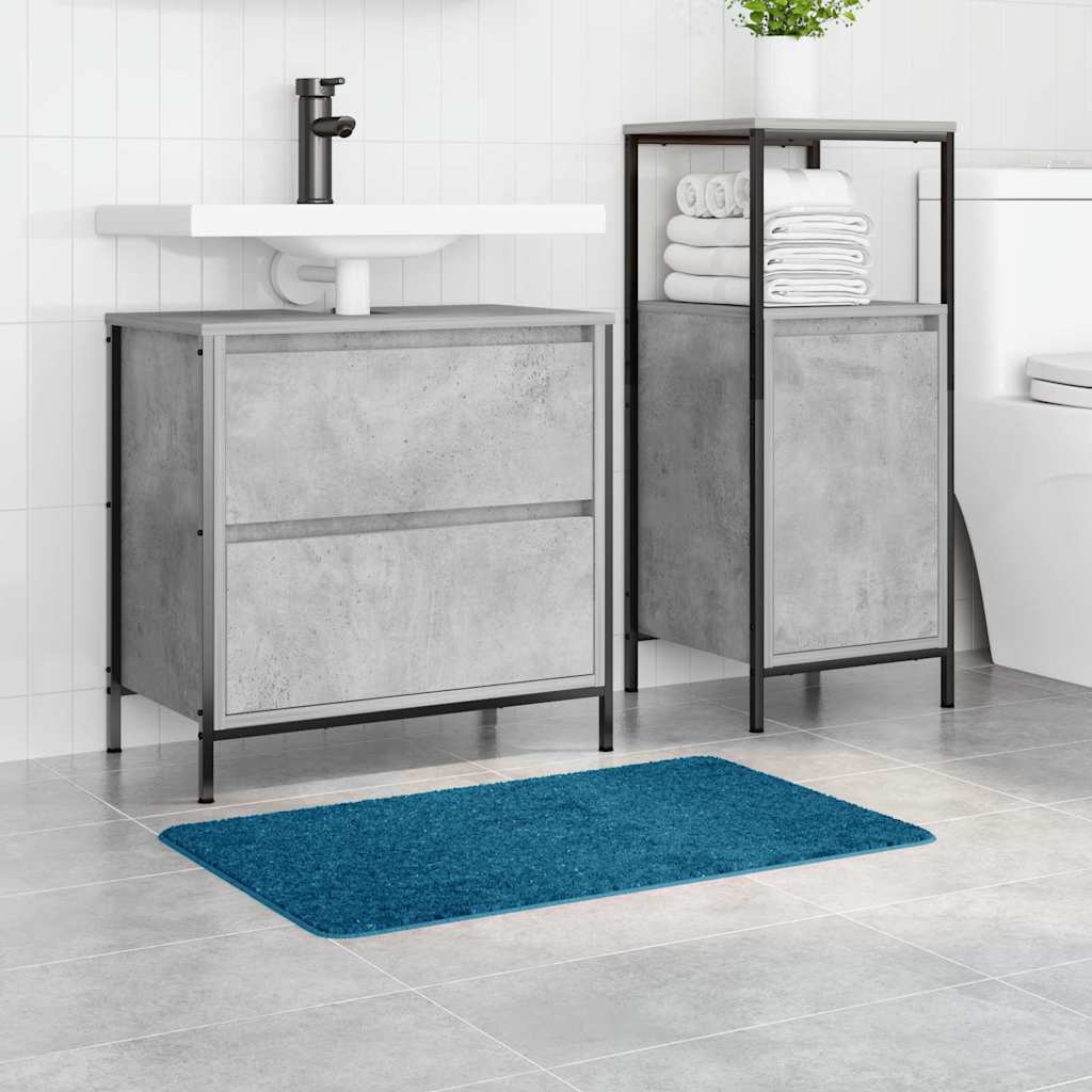 vidaXL Anti-slip Bath Mat Blue 50 x 80 cm PP