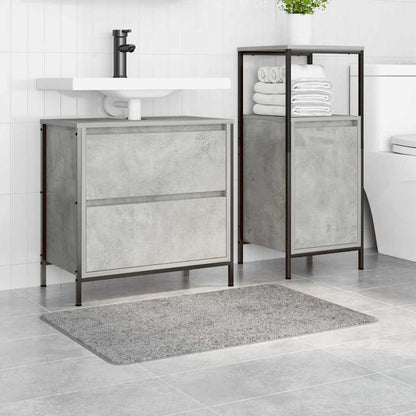 vidaXL Anti-slip Bath Mat Grey 60 x 90 cm PP