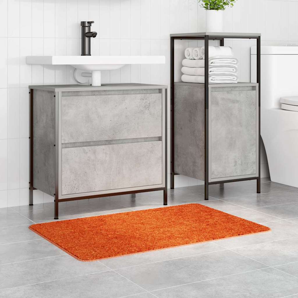 vidaXL Anti-slip Bath Mat Orange 60 x 90 cm PP