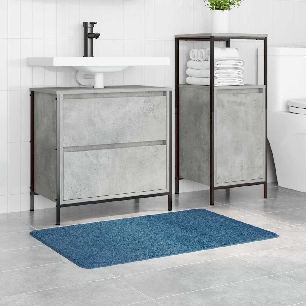 vidaXL Anti-slip Bath Mat Blue 60 x 90 cm PP