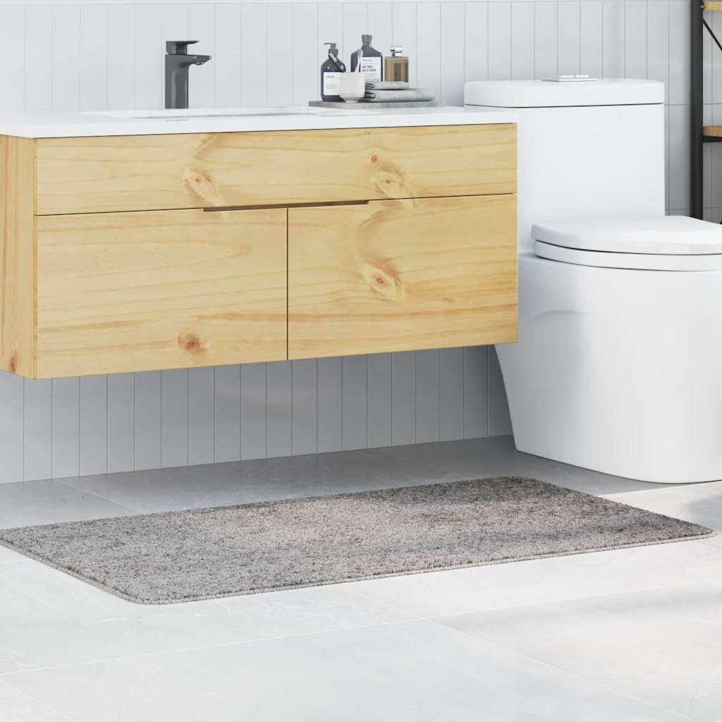 vidaXL Anti-slip Bath Mat Grey 70 x 120 cm PP