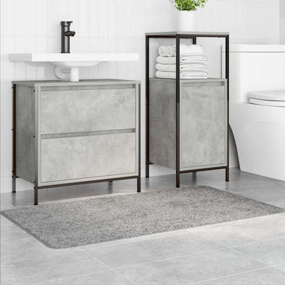 vidaXL Anti-slip Bath Mat Grey 70 x 120 cm PP