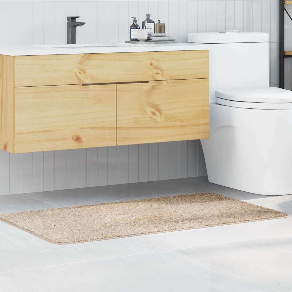 vidaXL Anti-slip Bath Mat Cream 70 x 120 cm PP