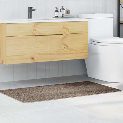 vidaXL Anti-slip Bath Mat Brown 70 x 120 cm PP
