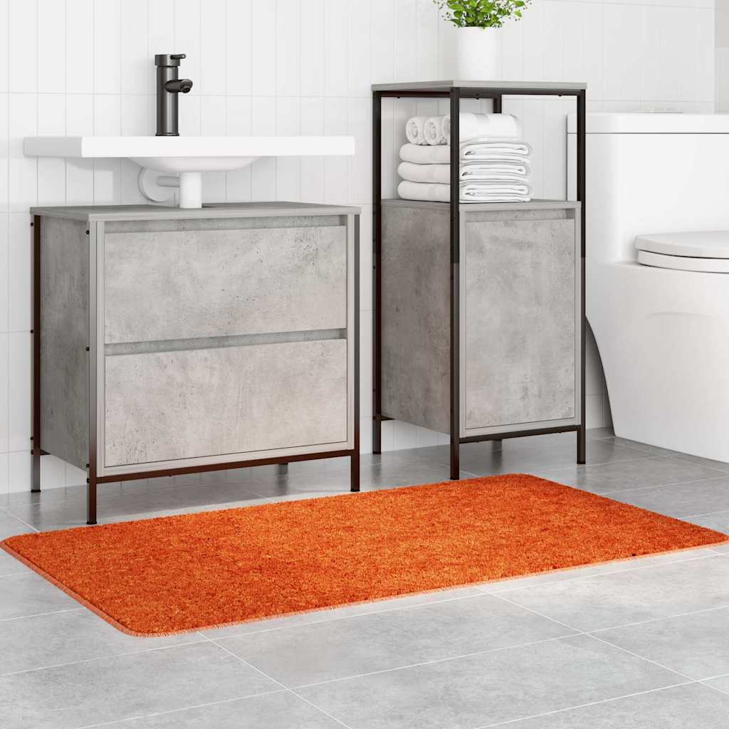 vidaXL Anti-slip Bath Mat Orange 70 x 120 cm PP