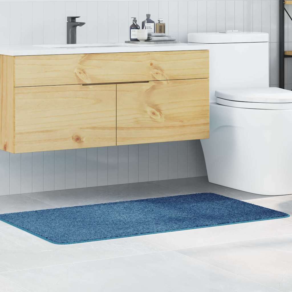 vidaXL Anti-slip Bath Mat Blue 70 x 120 cm PP