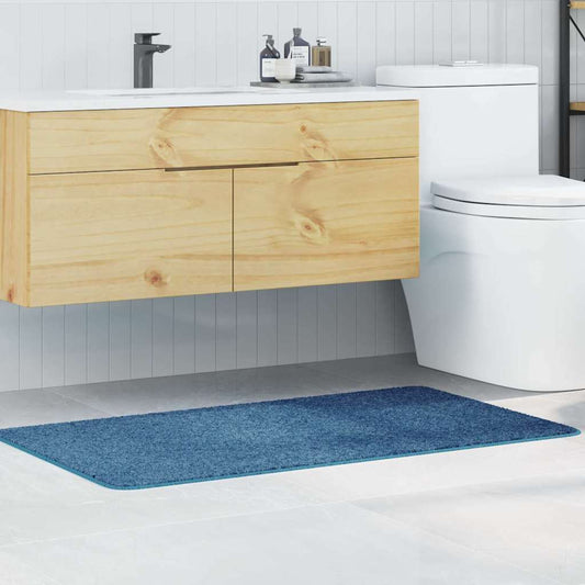 vidaXL Anti-slip Bath Mat Blue 70 x 120 cm PP