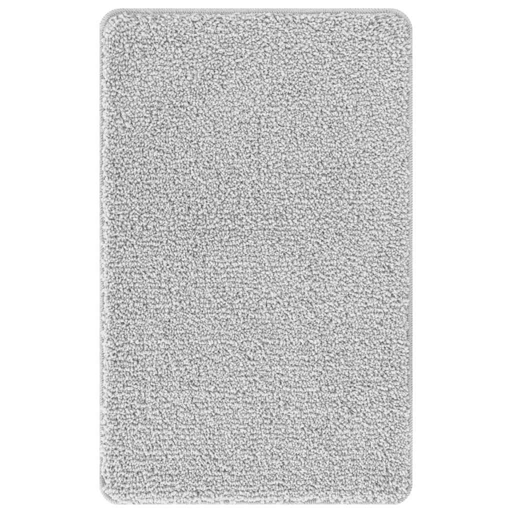 vidaXL Anti-slip Bath Mat Set 2 pcs Grey PP