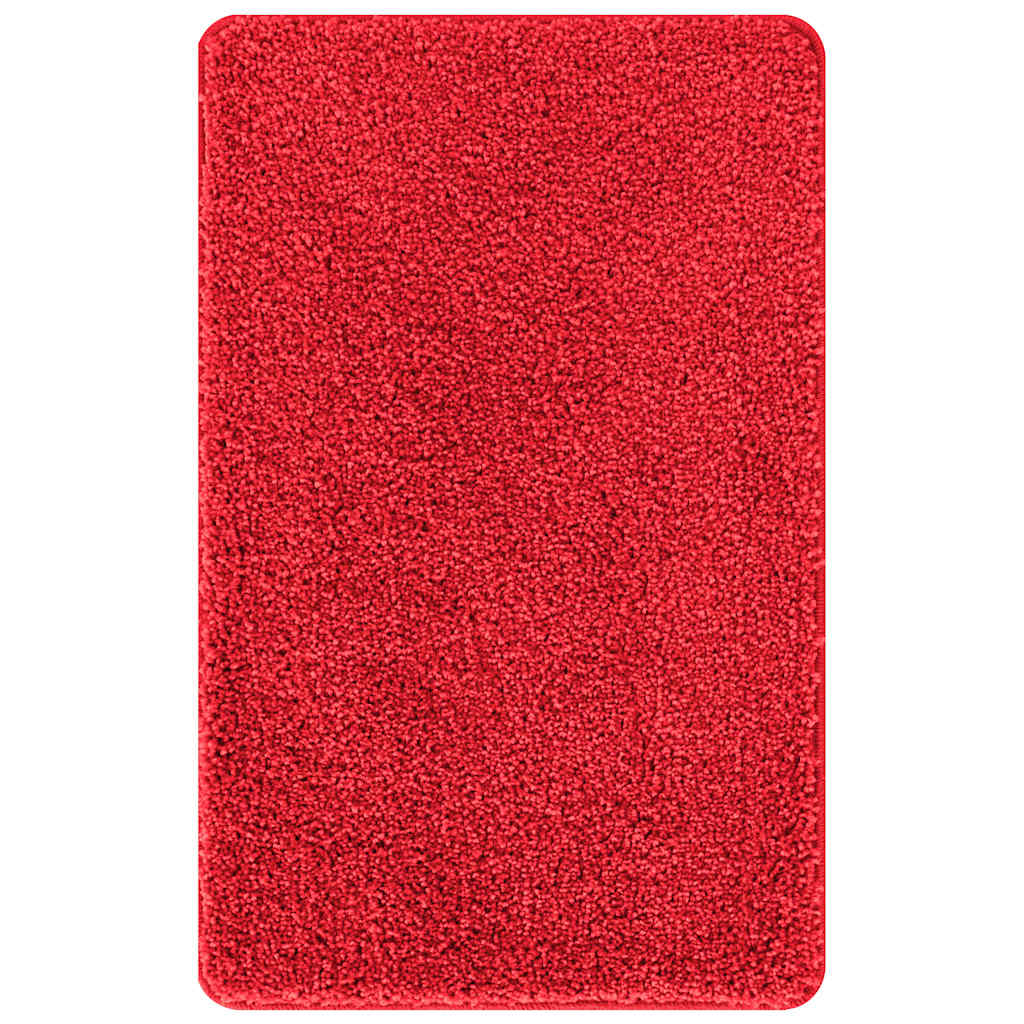 vidaXL Anti-slip Bath Mat Set 2 pcs Red PP