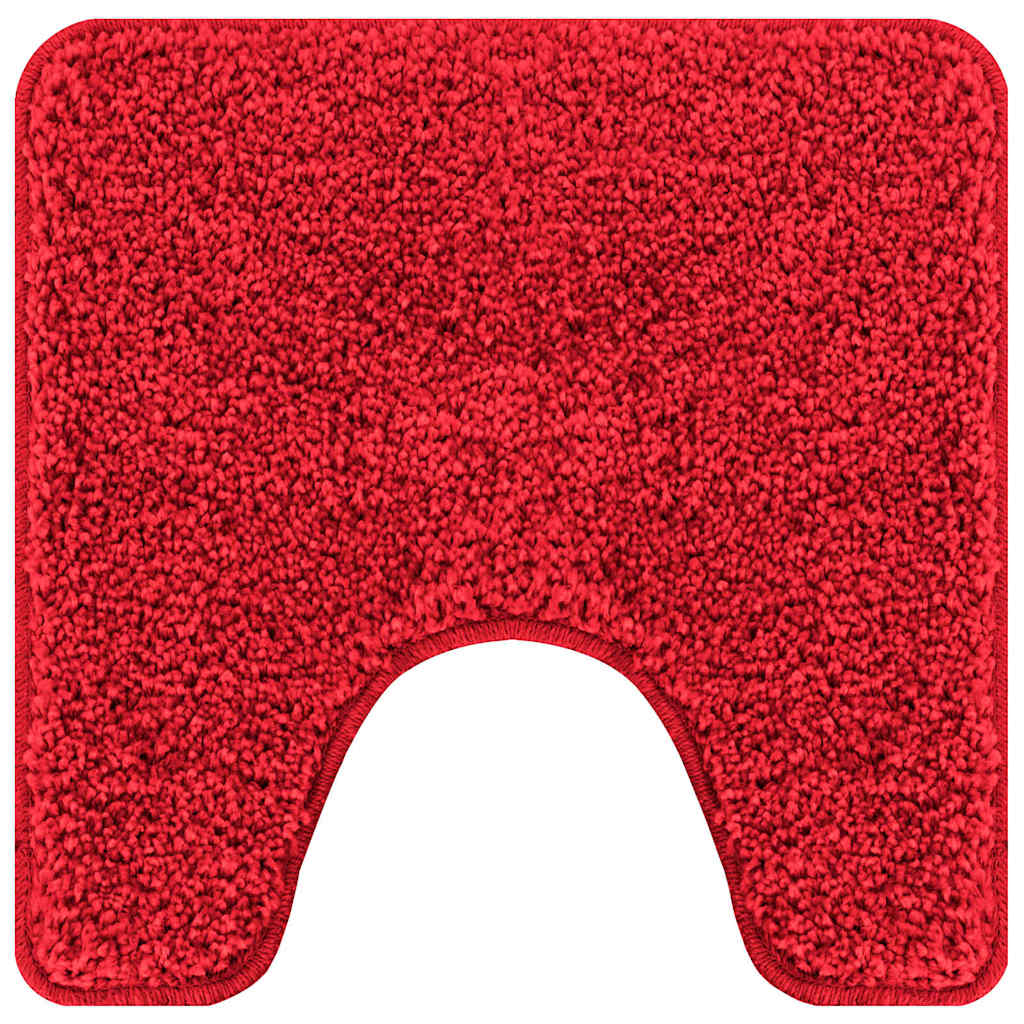 vidaXL Anti-slip Bath Mat Set 2 pcs Red PP