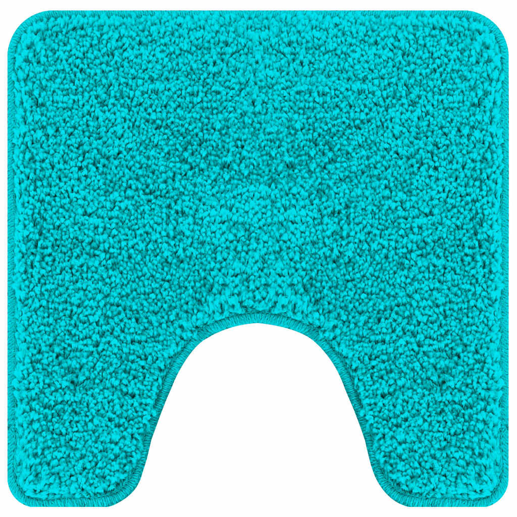vidaXL Anti-slip Bath Mat Set 2 pcs Turquoise PP
