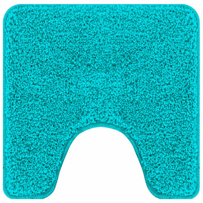 vidaXL Anti-slip Bath Mat Set 2 pcs Turquoise PP
