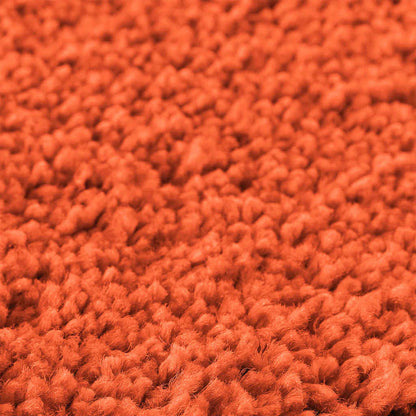vidaXL Anti-slip Bath Mat Set 2 pcs Orange PP