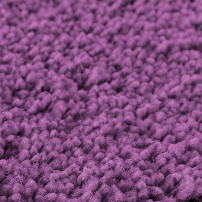 vidaXL Anti-slip Bath Mat Set 2 pcs Purple PP
