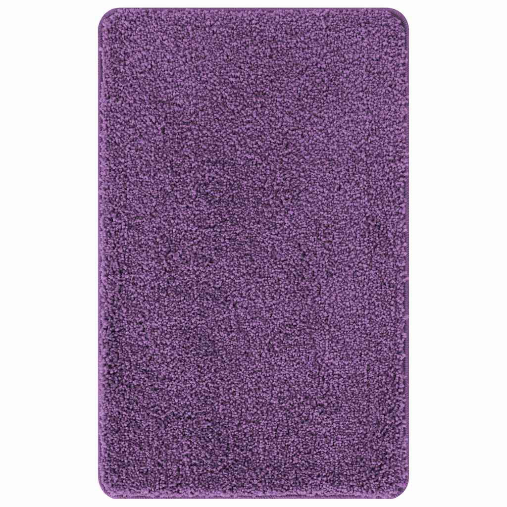 vidaXL Anti-slip Bath Mat Set 2 pcs Purple PP