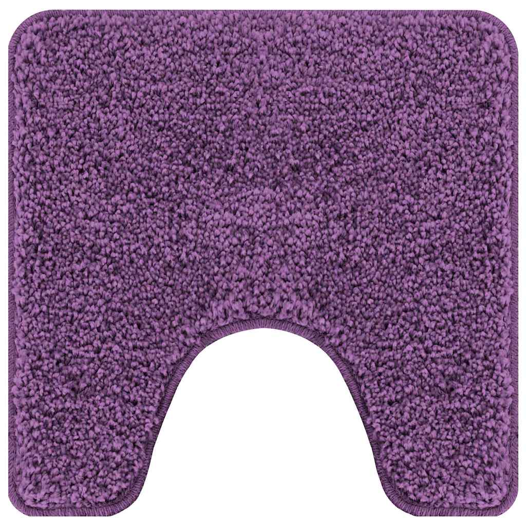 vidaXL Anti-slip Bath Mat Set 2 pcs Purple PP