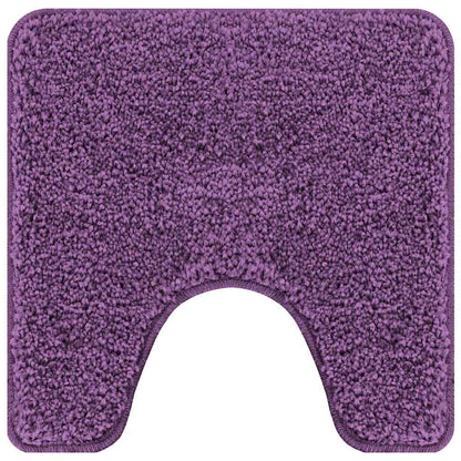 vidaXL Anti-slip Bath Mat Set 2 pcs Purple PP