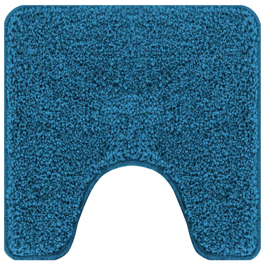 vidaXL Anti-slip Bath Mat Set 2 pcs Blue PP