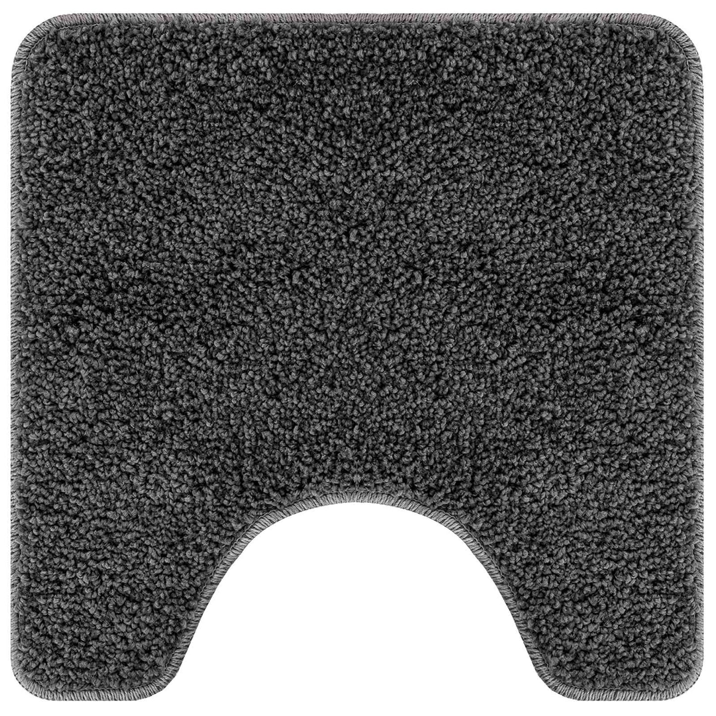 vidaXL Anti-slip Bath Mat Set 3 pcs Dark grey PP
