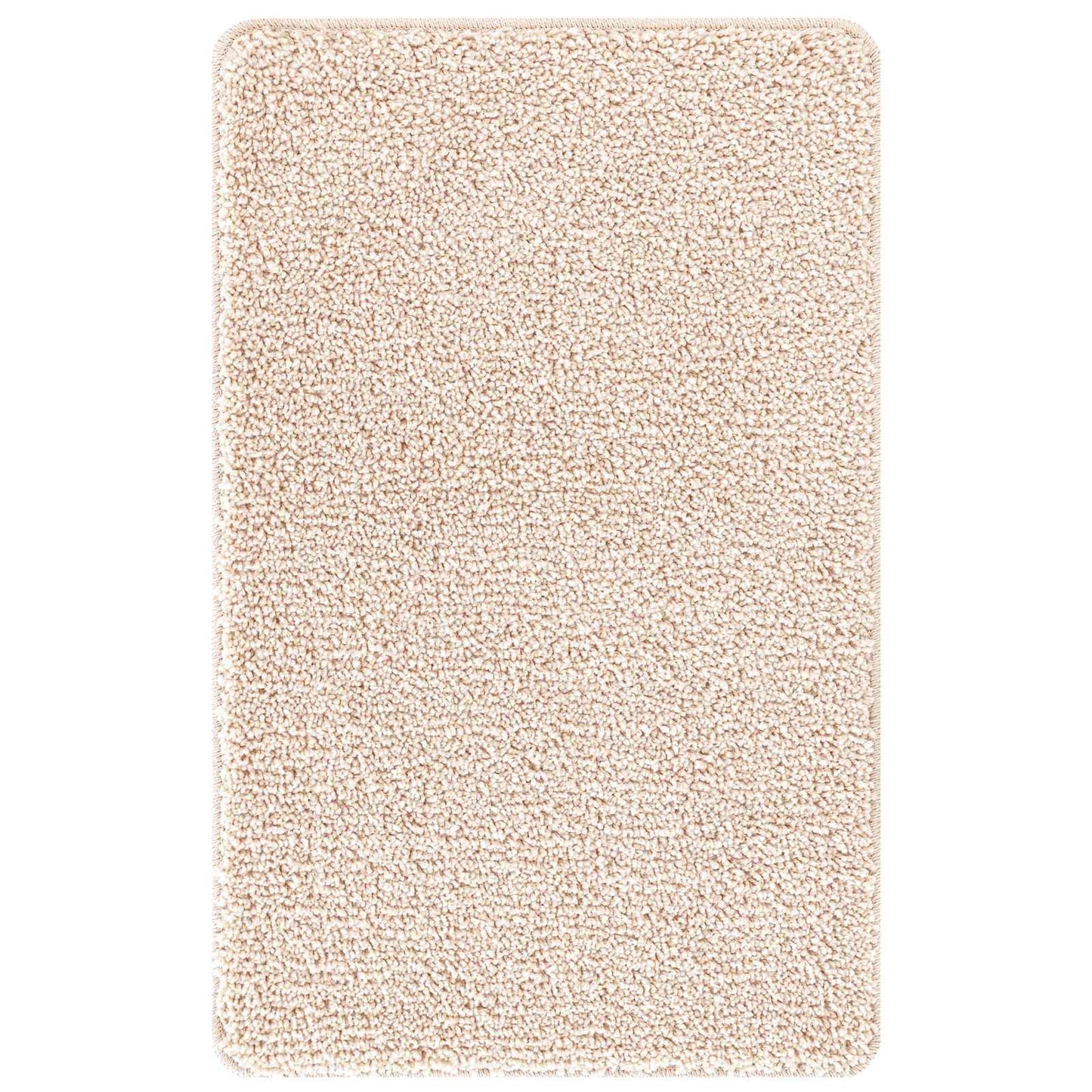 vidaXL Anti-slip Bath Mat Set 3 pcs Cream PP