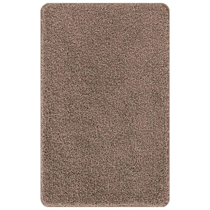 vidaXL Anti-slip Bath Mat Set 3 pcs Brown PP