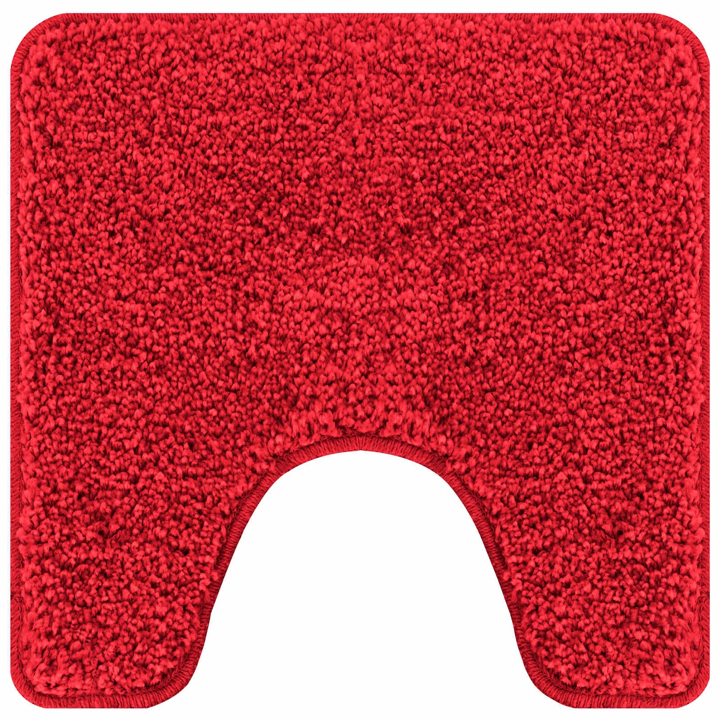 vidaXL Anti-slip Bath Mat Set 3 pcs Red PP