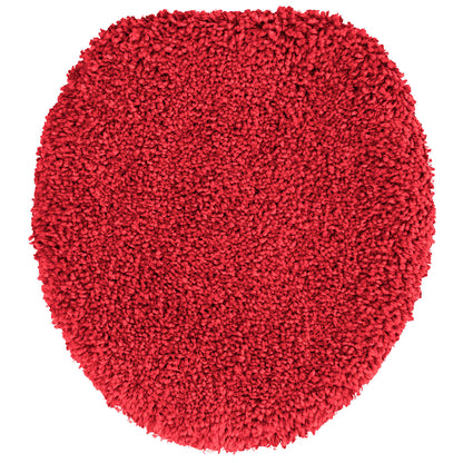 vidaXL Anti-slip Bath Mat Set 3 pcs Red PP