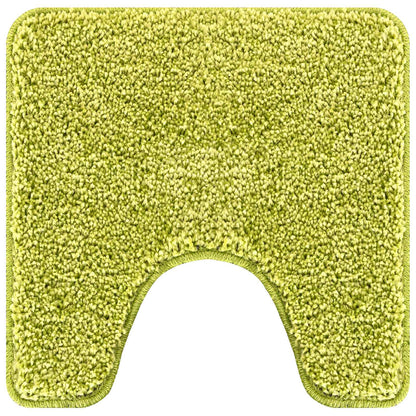 vidaXL Anti-slip Bath Mat Set 3 pcs Green PP