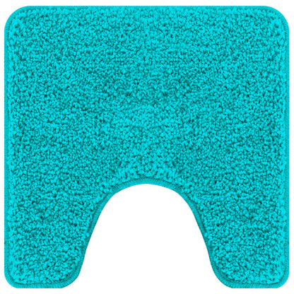 vidaXL Anti-slip Bath Mat Set 3 pcs Turquoise PP