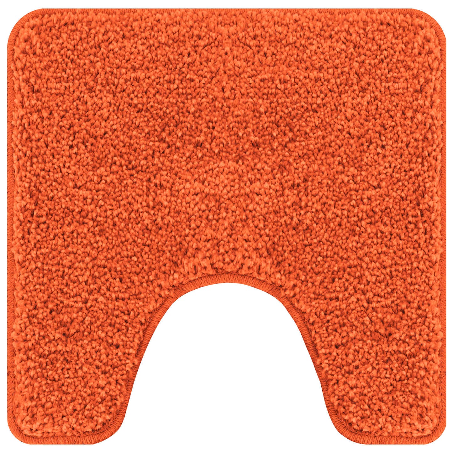 vidaXL Anti-slip Bath Mat Set 3 pcs Orange PP