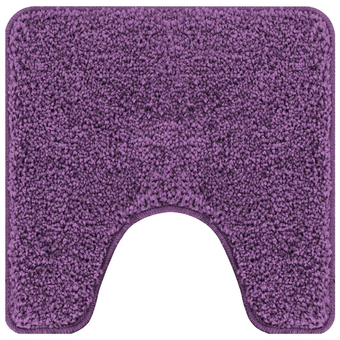 vidaXL Anti-slip Bath Mat Set 3 pcs Purple PP
