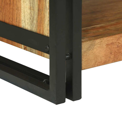 vidaXL Coffee Table Brown 120 x 50 x 38 cm Solid Acacia Wood