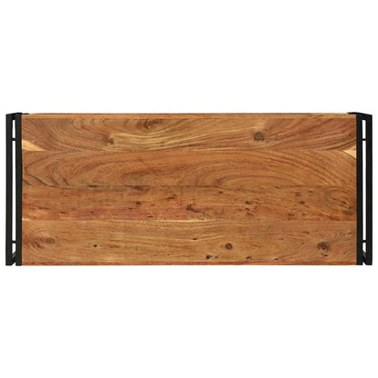 vidaXL Coffee Table Brown 120 x 50 x 38 cm Solid Acacia Wood