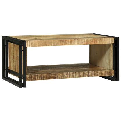 vidaXL Coffee Table Brown 90 x 50 x 38 cm Solid Mango Wood