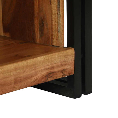 vidaXL Coffee Table Brown 90 x 50 x 38 cm Solid Acacia Wood