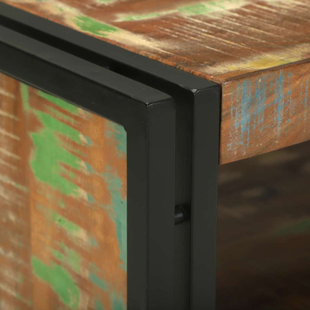 vidaXL Coffee Table Multicolour 90 x 50 x 38 cm Solid Reclaim Wood