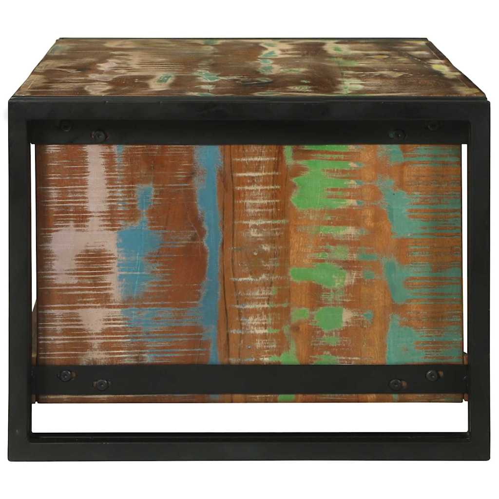 vidaXL Coffee Table Multicolour 90 x 50 x 38 cm Solid Reclaim Wood