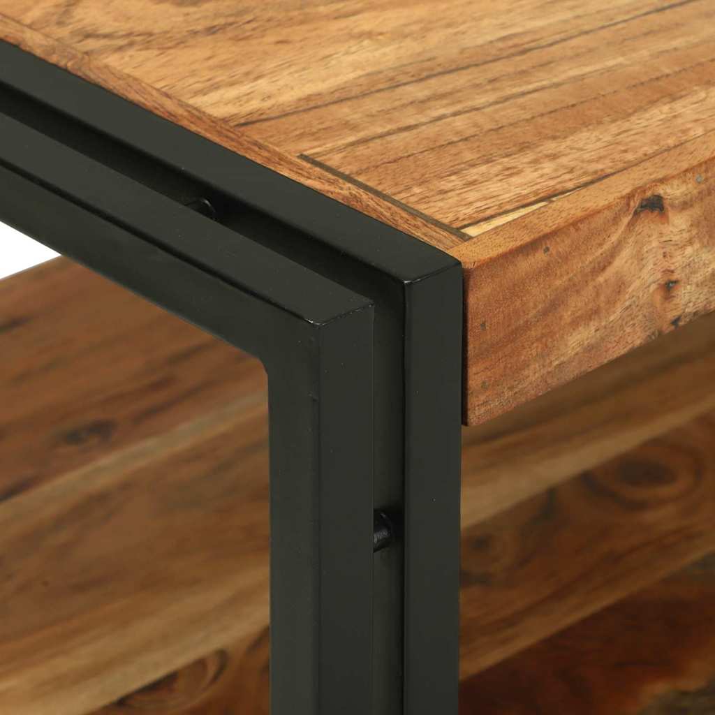 vidaXL Coffee Table Brown 120 x 50 x 38 cm Solid Acacia Wood