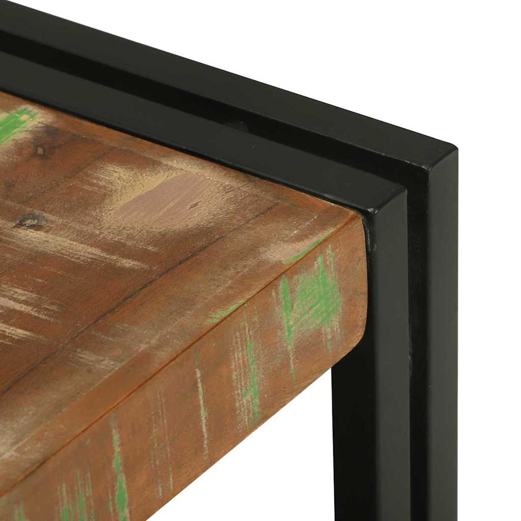 vidaXL Coffee Table Multicolour 120 x 50 x 38 cm Solid Reclaim Wood
