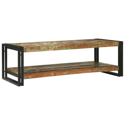 vidaXL Coffee Table Multicolour 120 x 50 x 38 cm Solid Reclaim Wood