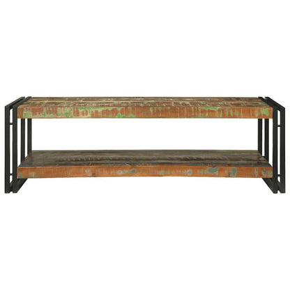 vidaXL Coffee Table Multicolour 120 x 50 x 38 cm Solid Reclaim Wood