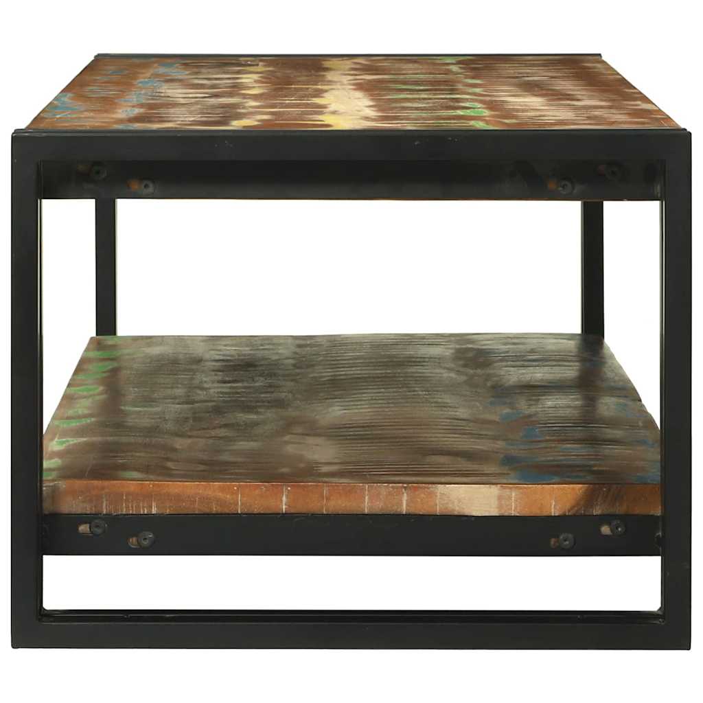 vidaXL Coffee Table Multicolour 120 x 50 x 38 cm Solid Reclaim Wood