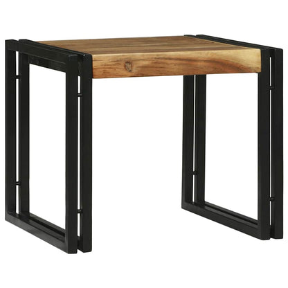 vidaXL Coffee Table 2 pcs Brown 48 x 40 x 40 cm Solid Acacia Wood