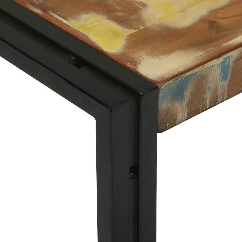 vidaXL Coffee Table 2 pcs Multicolour Solid Reclaim Wood
