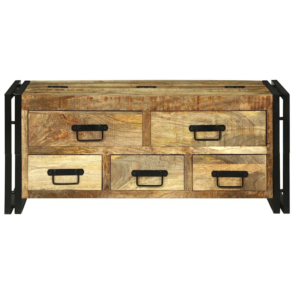 vidaXL Coffee Table with Drawer Brown 90 x 50 x 38 cm Solid Mango Wood
